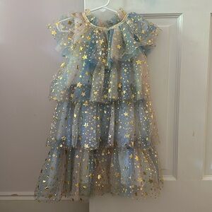 Lola and The Boys tulle star rainbow dress size 5/6
